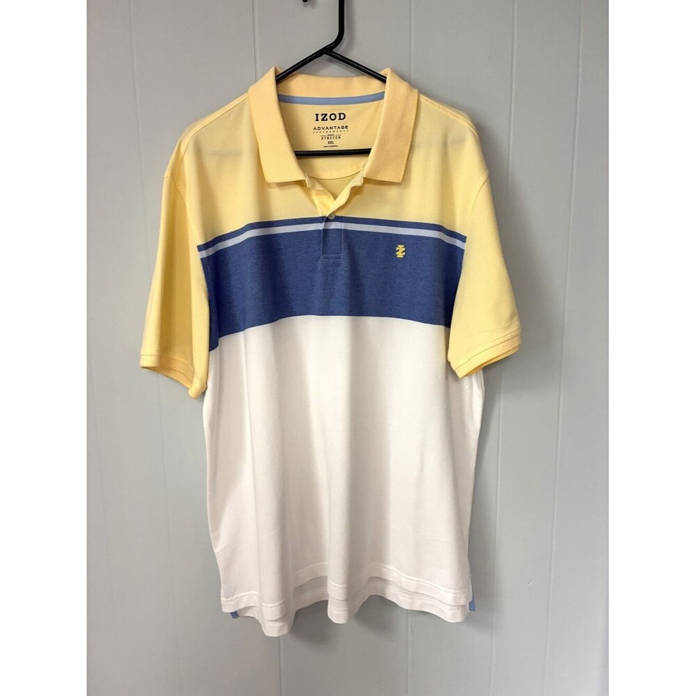 Men's Izod Advantage Short Sleeve Polo Shirt XXL Golf  Sku#8-8